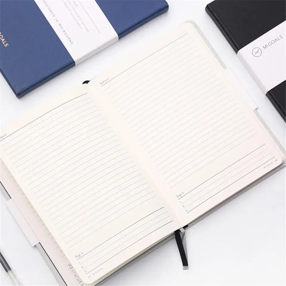 Блокнот А5 в твердой обложке кожаный офисный ежедневник простой журнал