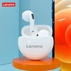 Lenovo HT38 наушники-вкладыши TWS Bluetooth наушники мини Беспроводные наушники с микрофоном для iPhone Xiaomi спортивные водонепроницаемые часы, подходят для 9D стер наушники