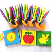 cartoon fruits washable baby cloth books bath toy loud paper tear resistant soft book kids learning montessori 2020 new