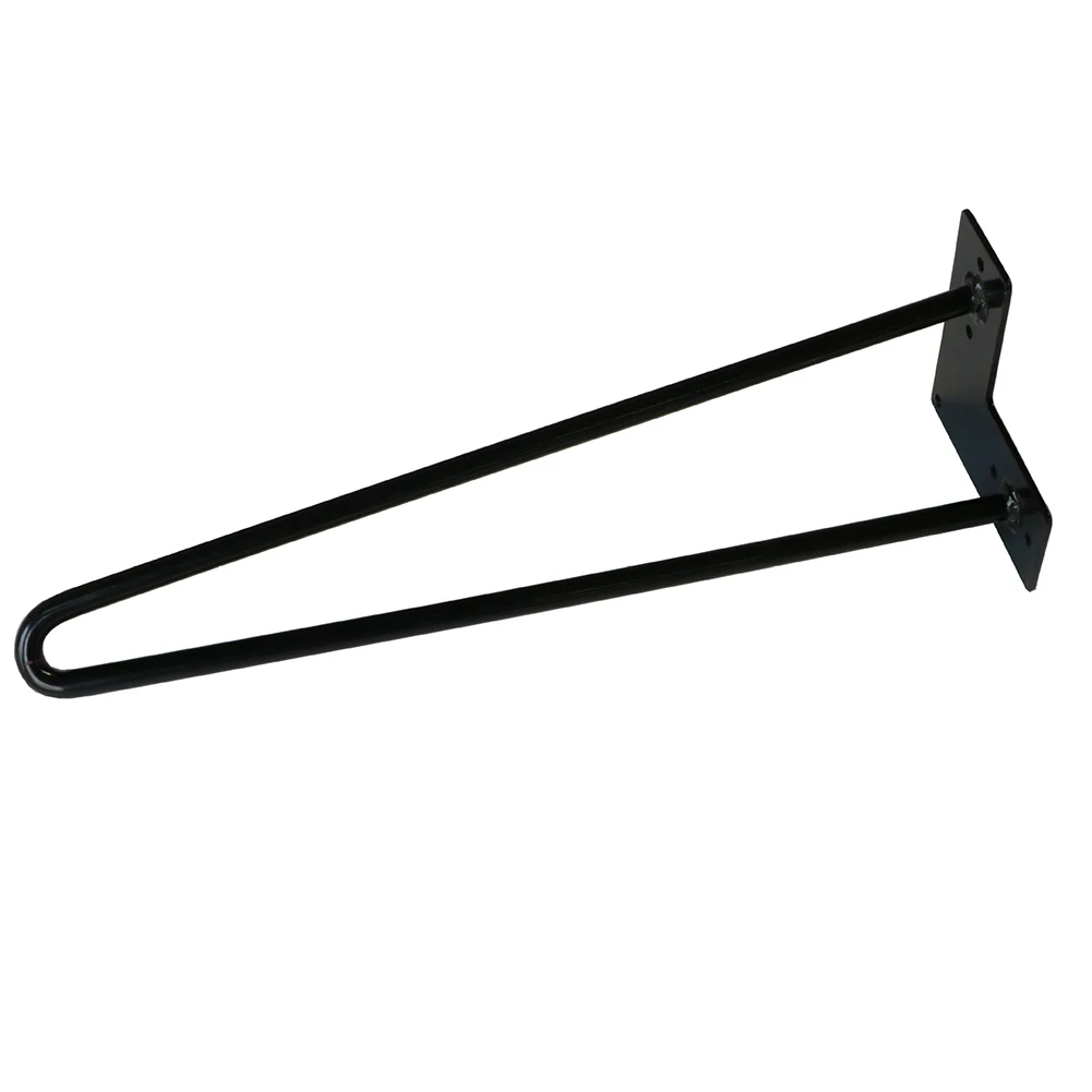 

DIY Iron With Screw Easy Install Home Table Legs Desk Protector Feet Accessories Chairs Furniture Holder Hairpin Support