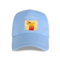 new tequila sunrise baseball cap mixed drink cocktail alcohol bartender booze happy hour 2021 fashion tops streetwear solid c