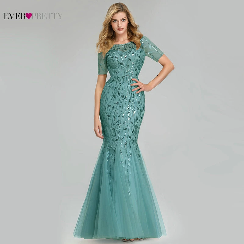 Бордовые Платья для подружки невесты, милое элегантное платье русалки с круглым вырезом, расшитое блестками, свадебное вечернее платье, вечерние платья, Robe De Soiree