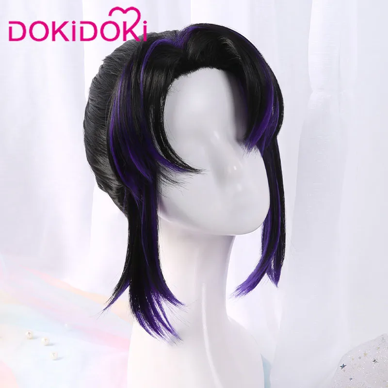 Женский парик для косплея шинобу DokiDoki из аниме рассекающий демонов черных и