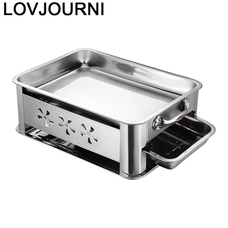 Гриль для барбекю корейский садовый гриль мангал Izgara улицы морепродуктов рыбы