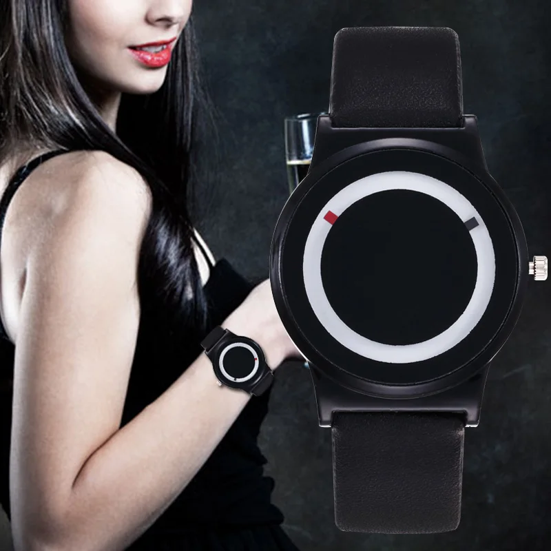 WJ-7761 Креативные Часы для пары белые черные часы мужчин и женщин Уникальный