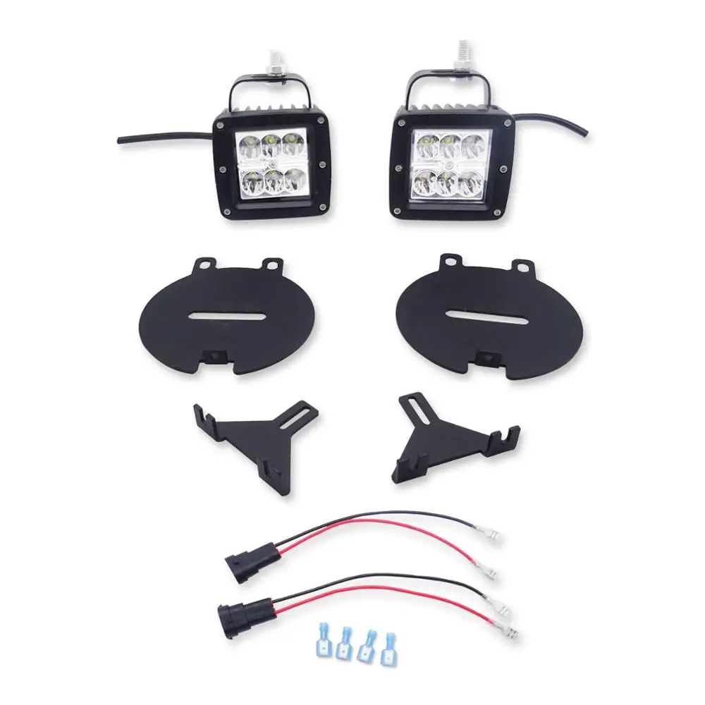 

For Toyota Tacoma 2012-2015 tundra 2014 24W Fog LED Light Pod Plug Play Wire Bumper Bracket Kits Car Lights Exterior Accessories