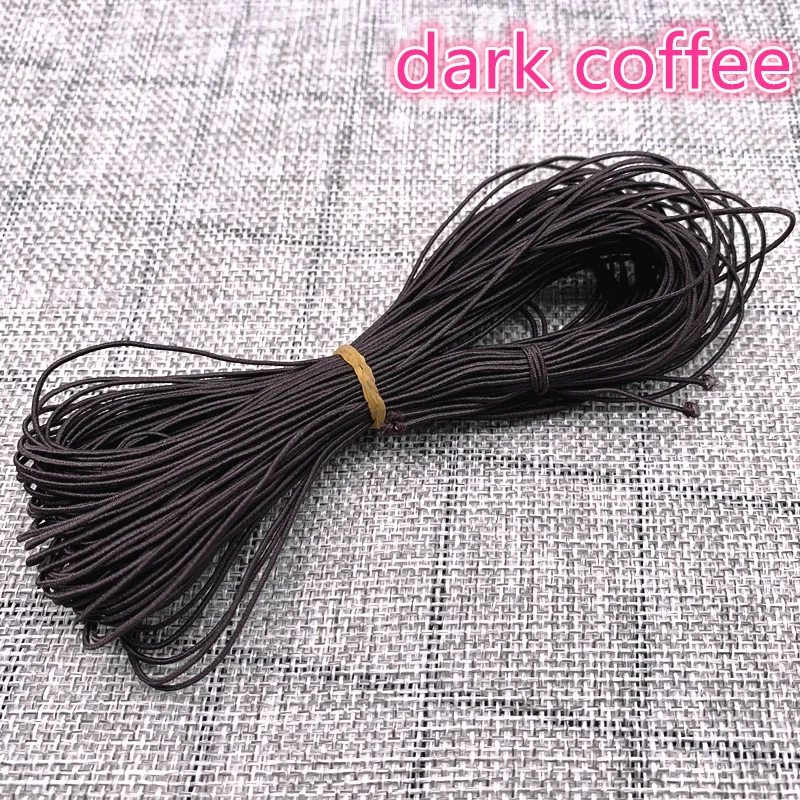 Новинка 1 0 мм 20 ярдов высокоэластичная круглая эластичная повязка на резиновый