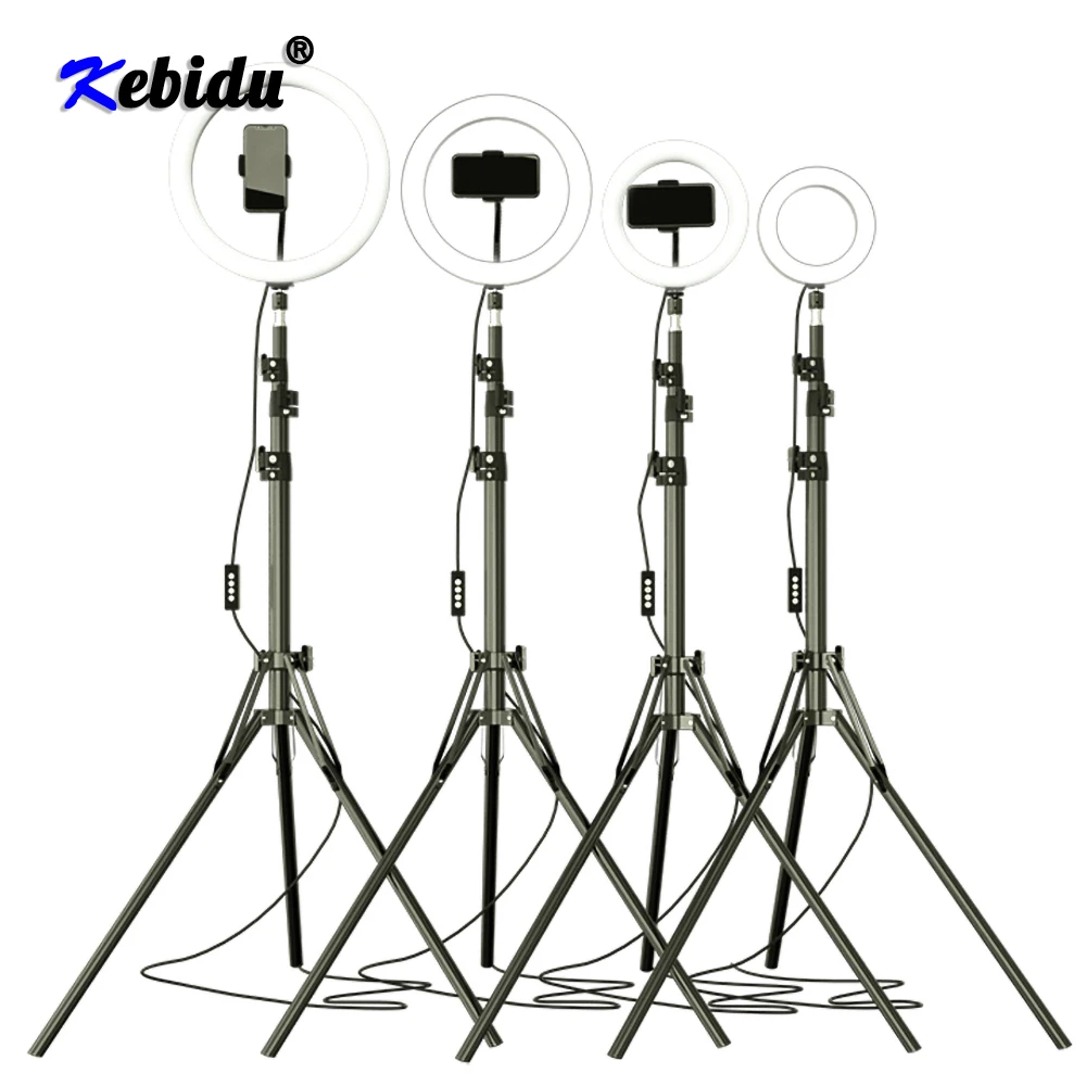 Кольцевой светодиодный светильник для фотостудии оссветильник с регулируемой