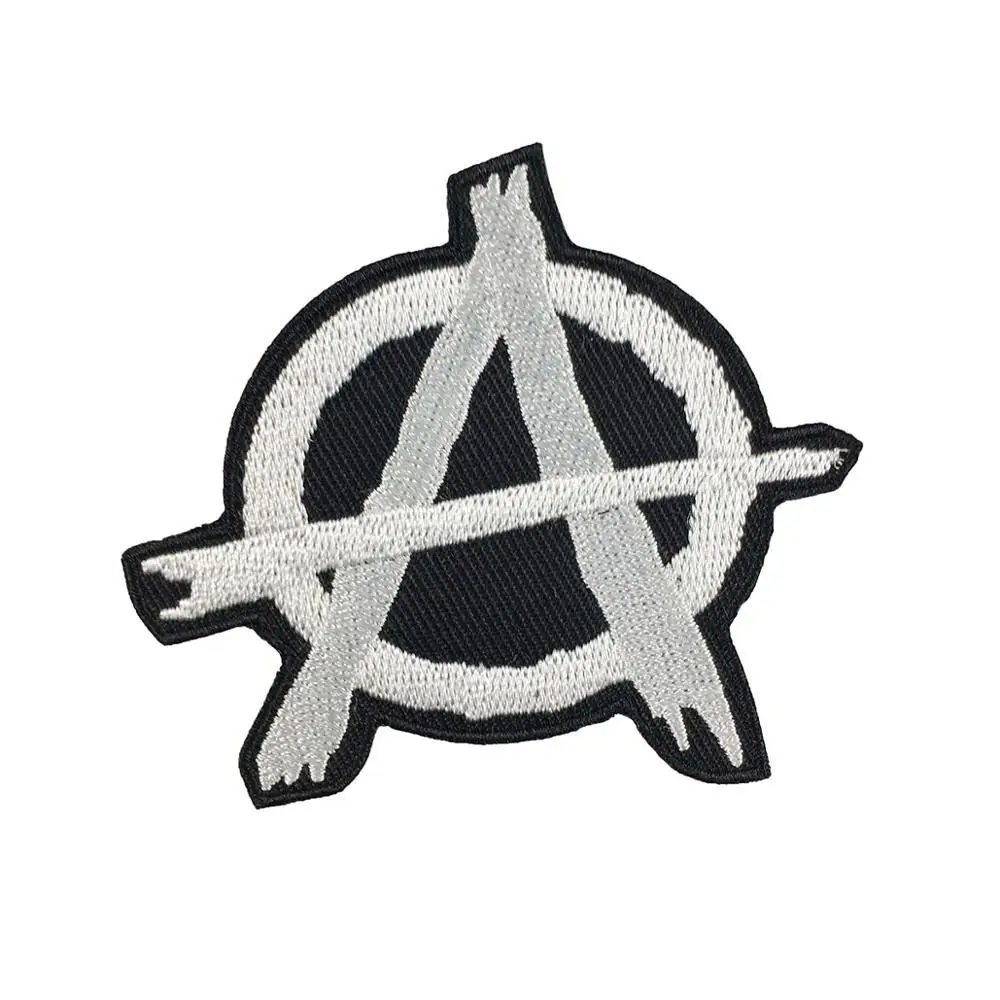 Сын анархии этикетки патчи Вышито железом на мотоциклетные байкерские логотип