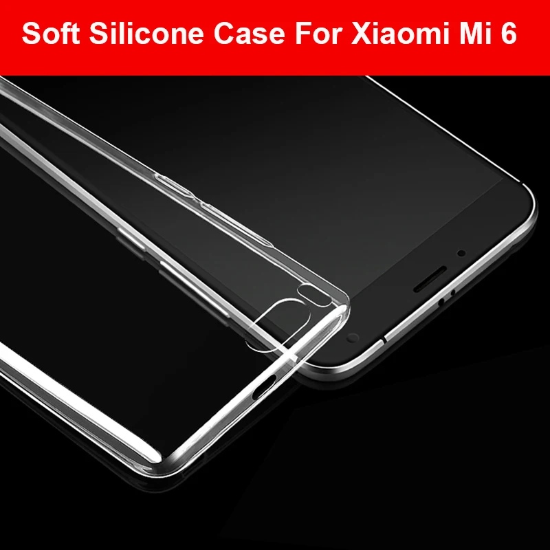 Чехол TOLIFEEL для Xiaomi Mi6 Mi 6, силиконовый, прозрачный, защита для телефона, мягкий корпус M6.