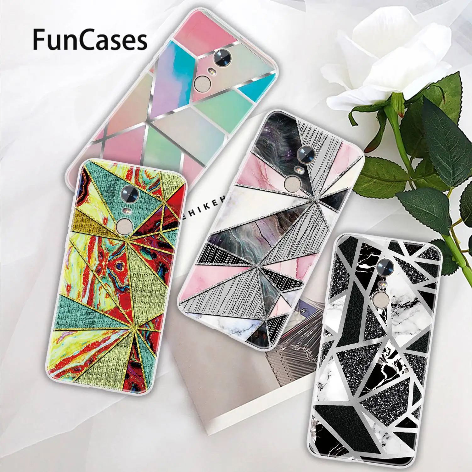 Rust Soft Silicone Shell For Xiaomi hoesje Redmi 5 Jewelled sFor carcaso Plus 5A Funda Mirror Covers Fundas hm | Мобильные телефоны