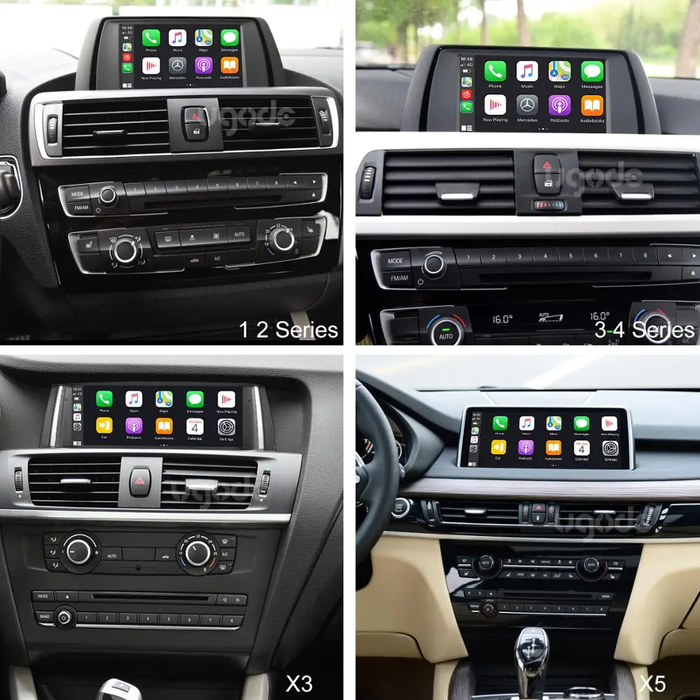 

Ugode wireless Car play carplay inerface box For Apple iOS Android Auto mobile for BMW NBT OE Radio Screen
