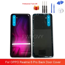 6.6“ NEW Battery Back Cover for OPPO Realme 6 Pro RMX2061 RMX2063 Rear Battery Rear Housing Door Case Repair Parts