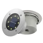 Thrisdar 38LED Солнечный наземный светильник, открытый садовый путь, похороненный светильник, ландшафтный путь, Солнечная напольная палуба, лужайка, солнечные лампы