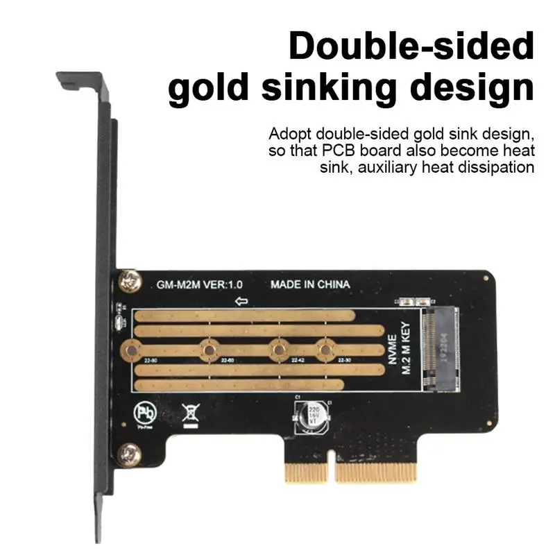 адаптер pcie m2 адаптер nvme m 2 pci express 30 x4 плат
