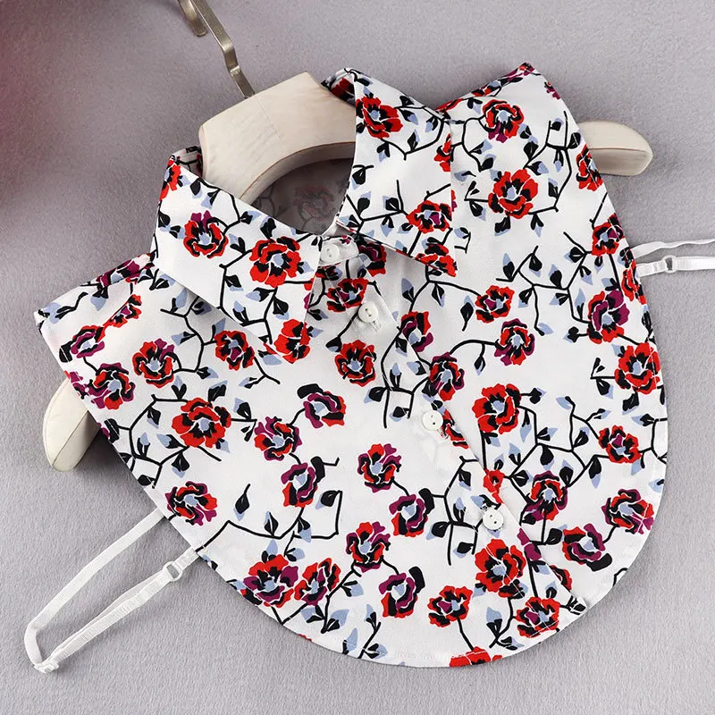 

Женская рубашка-воротник, элегантный украшенный съемный воротник, остается белым, черным, офисный ложный воротник, оптовая продажа