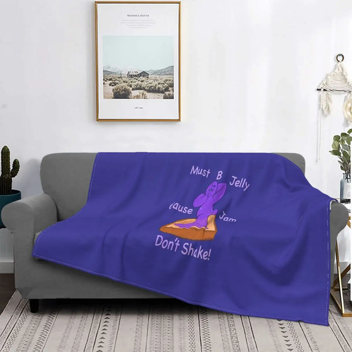 

Grape Jam-manta a cuadros para cama, colcha para Picnic, no agitar, manta