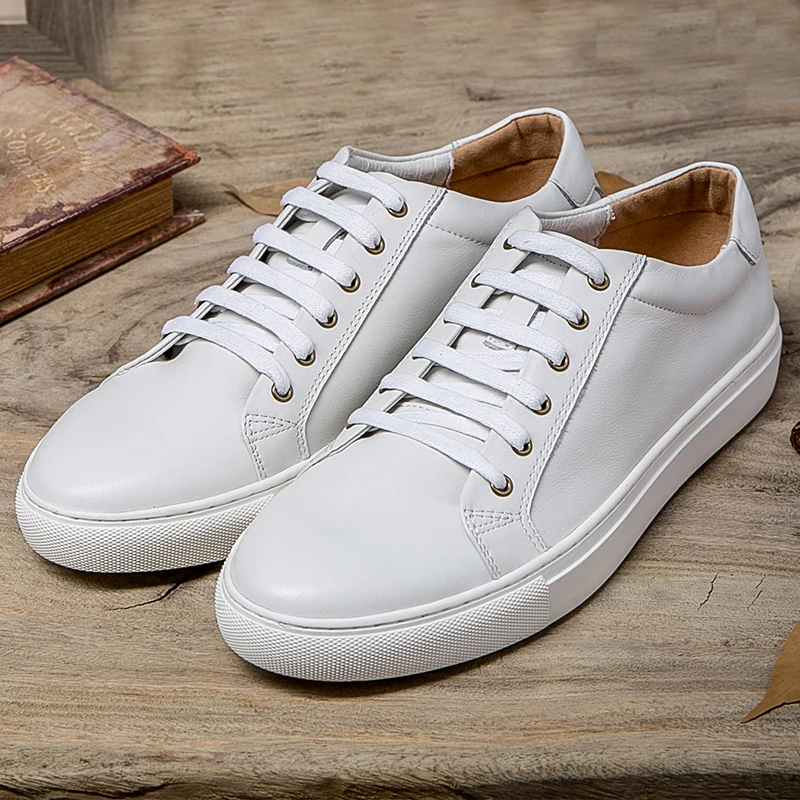 2020 Бесплатная доставка женские кожаные кроссовки Mandmade обувь для катания на