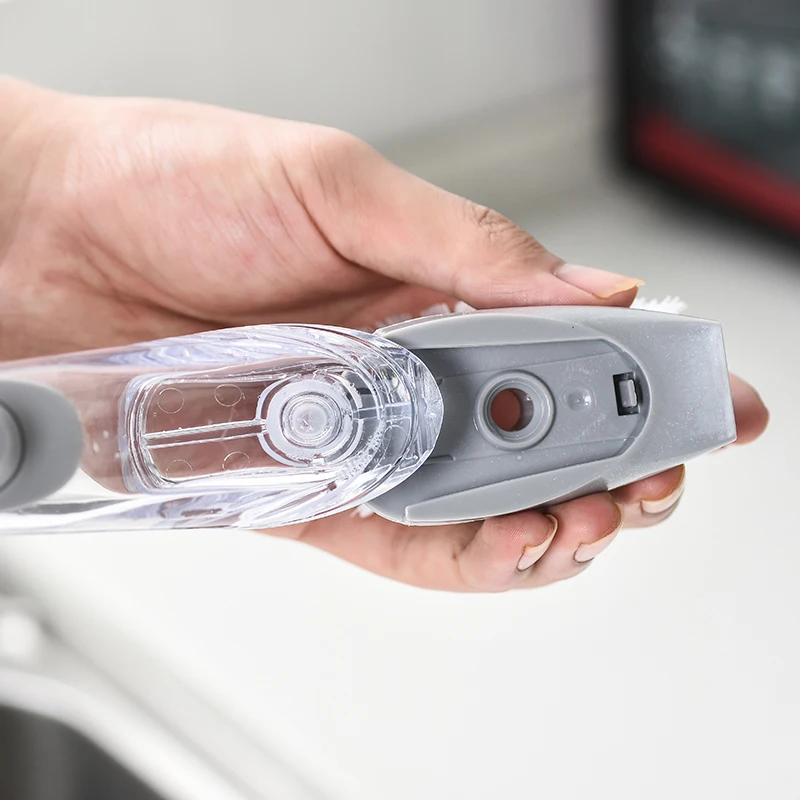 Новая кухонная утварь для дома щетка посуды с дозатором жидкого мыла горшок