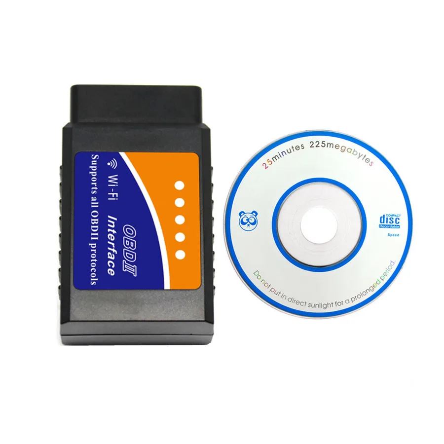 50 шт./лот ELM327 WIFI ELM 327 V1.5 OBD2 / OBDII для Android IOS Wifi сканер автомобильный диагностический