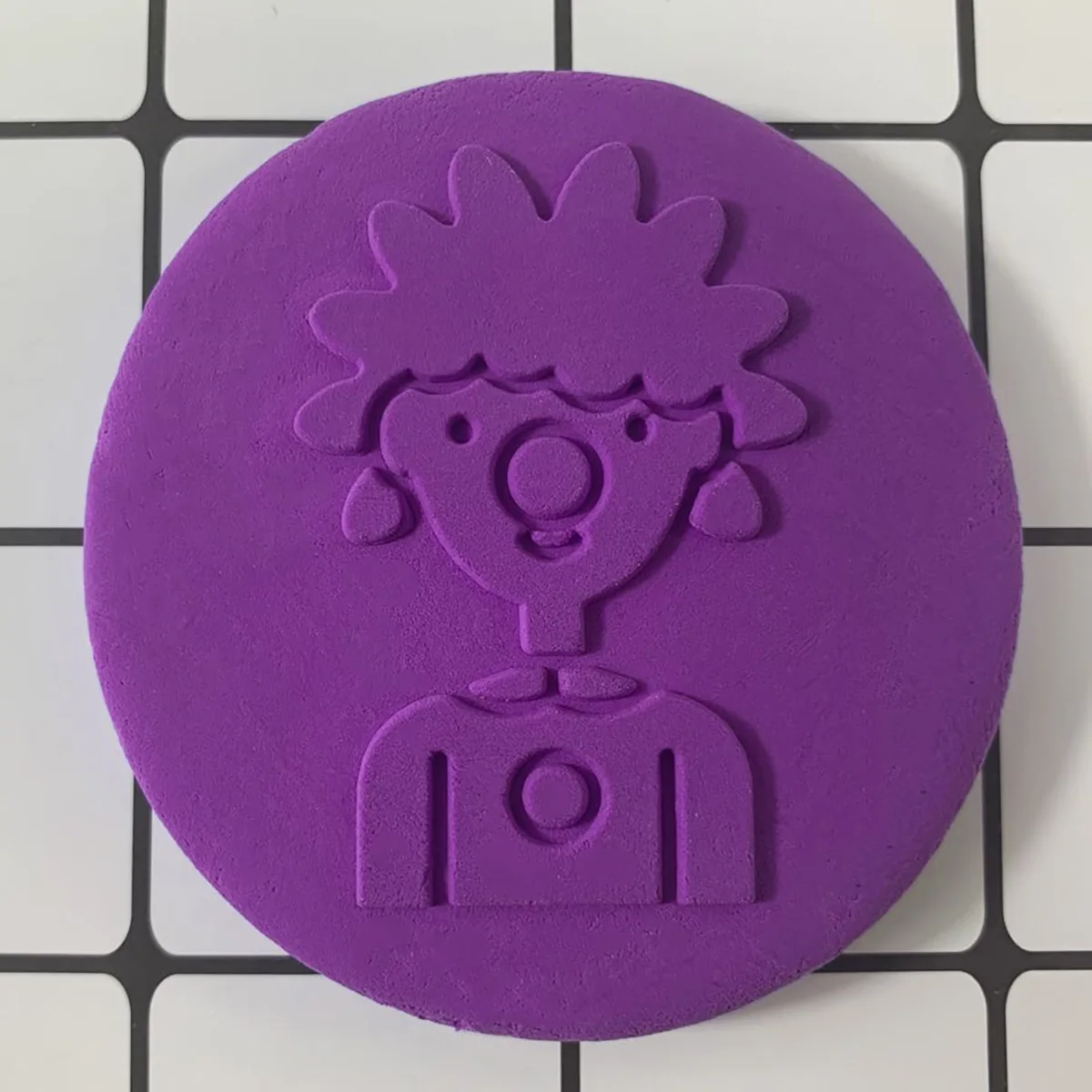 

Clown Bachelor Cookie stamp Acrylic seal Deluxe Stamp Relief Stamper Cookie mould Stereoscopic pattern Mold custom