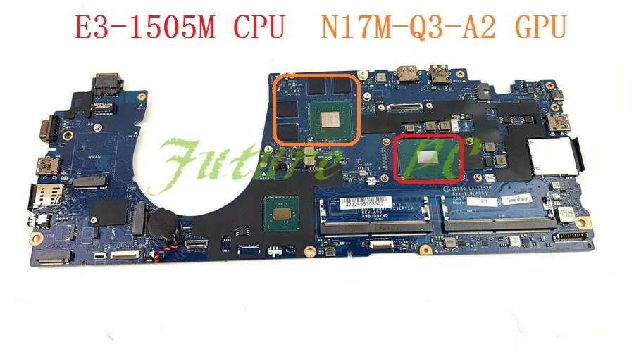 JOUTNDLN для Dell Precision 3520 M3520 Материнская плата ноутбука E3-1505M процессор N17M-Q3-A2 GPU CN-0CMN4N