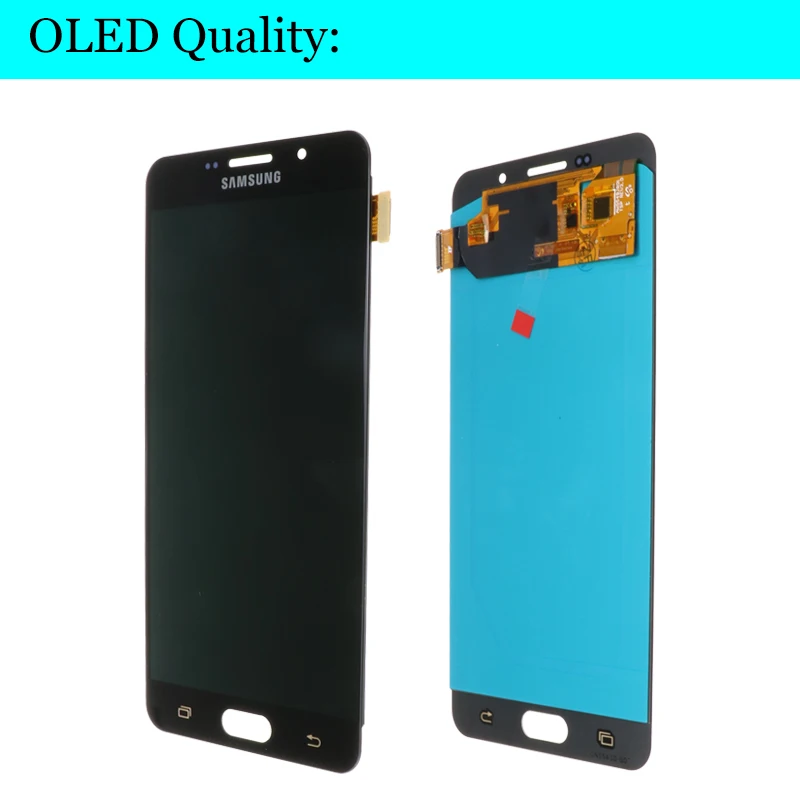 Оригинальный ЖК дисплей 5 ''SUPER AMOLED для SAMSUNG Galaxy A7 2016 A710 A710F A710M с сенсорным