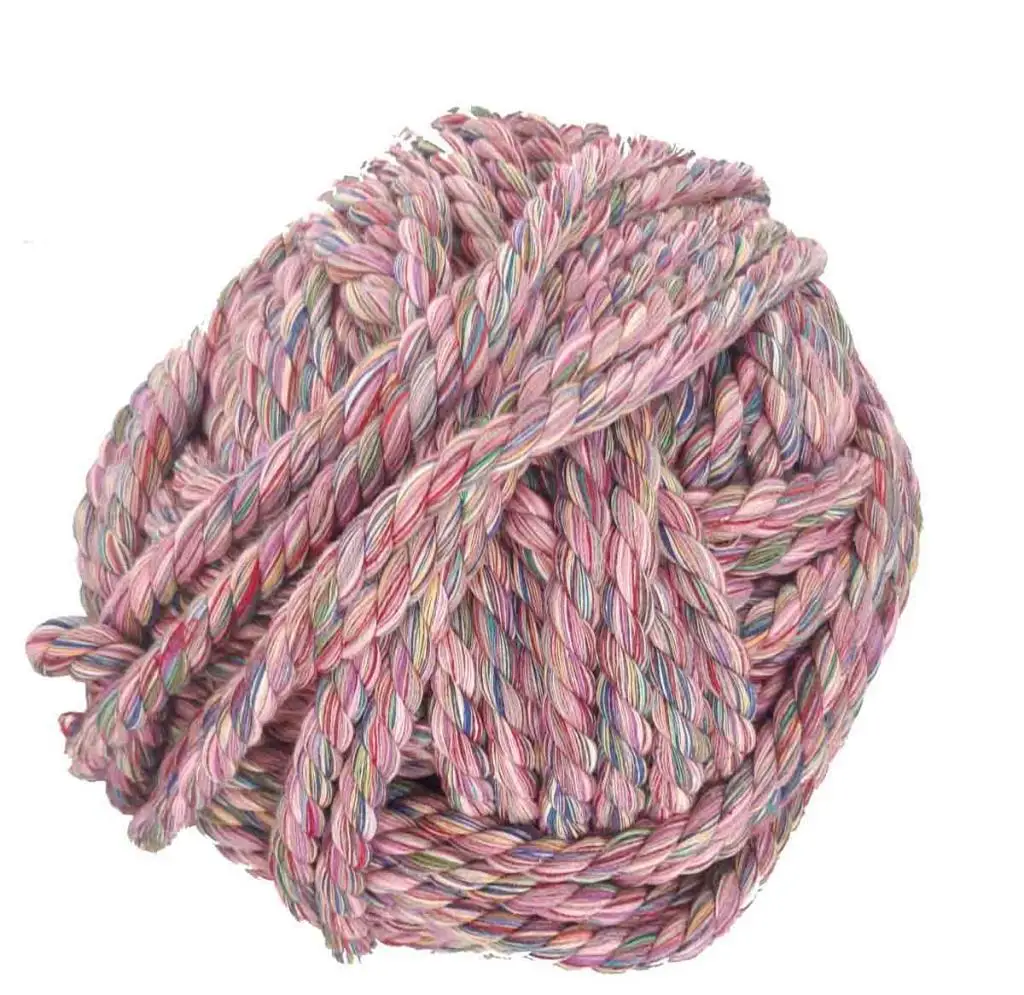 5 метров 3 поворота мраморный ремешок красочная веревка макраме радужная 12 мм