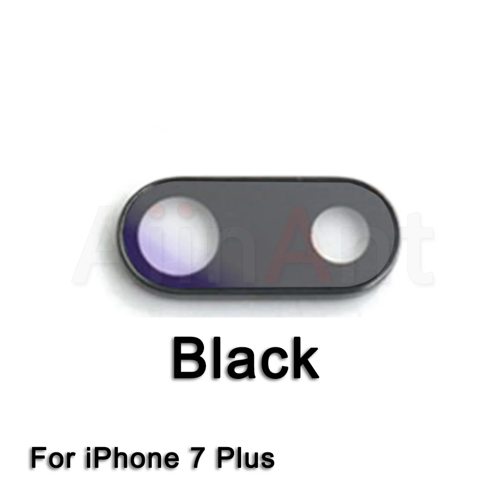 i7 Plus Black Сапфировое стекло задняя камера Стекло кольцо для iPhone 7 8 плюс объектив камеры кольцо Крышка Замена Ремонт Запчасти - Цвет: i7 Plus Black