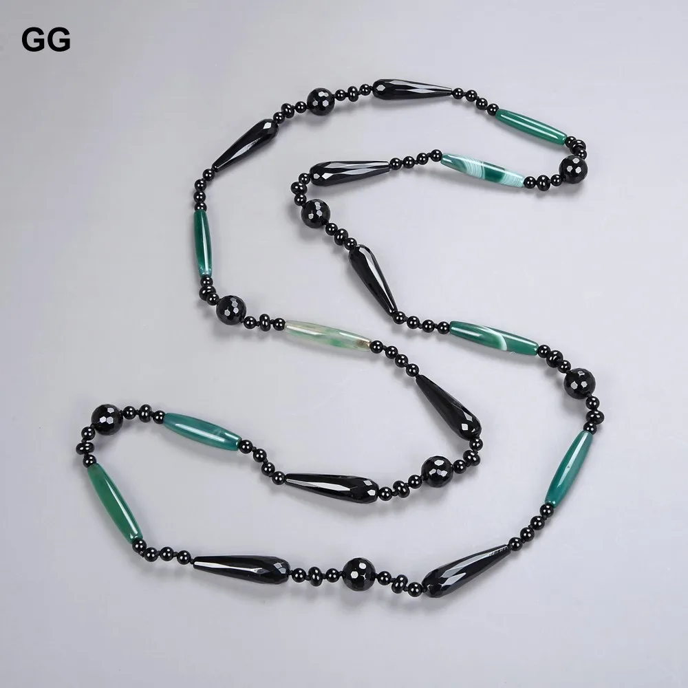 Ожерелье женское длинное с натуральным камнем 51 дюйм | Украшения и аксессуары