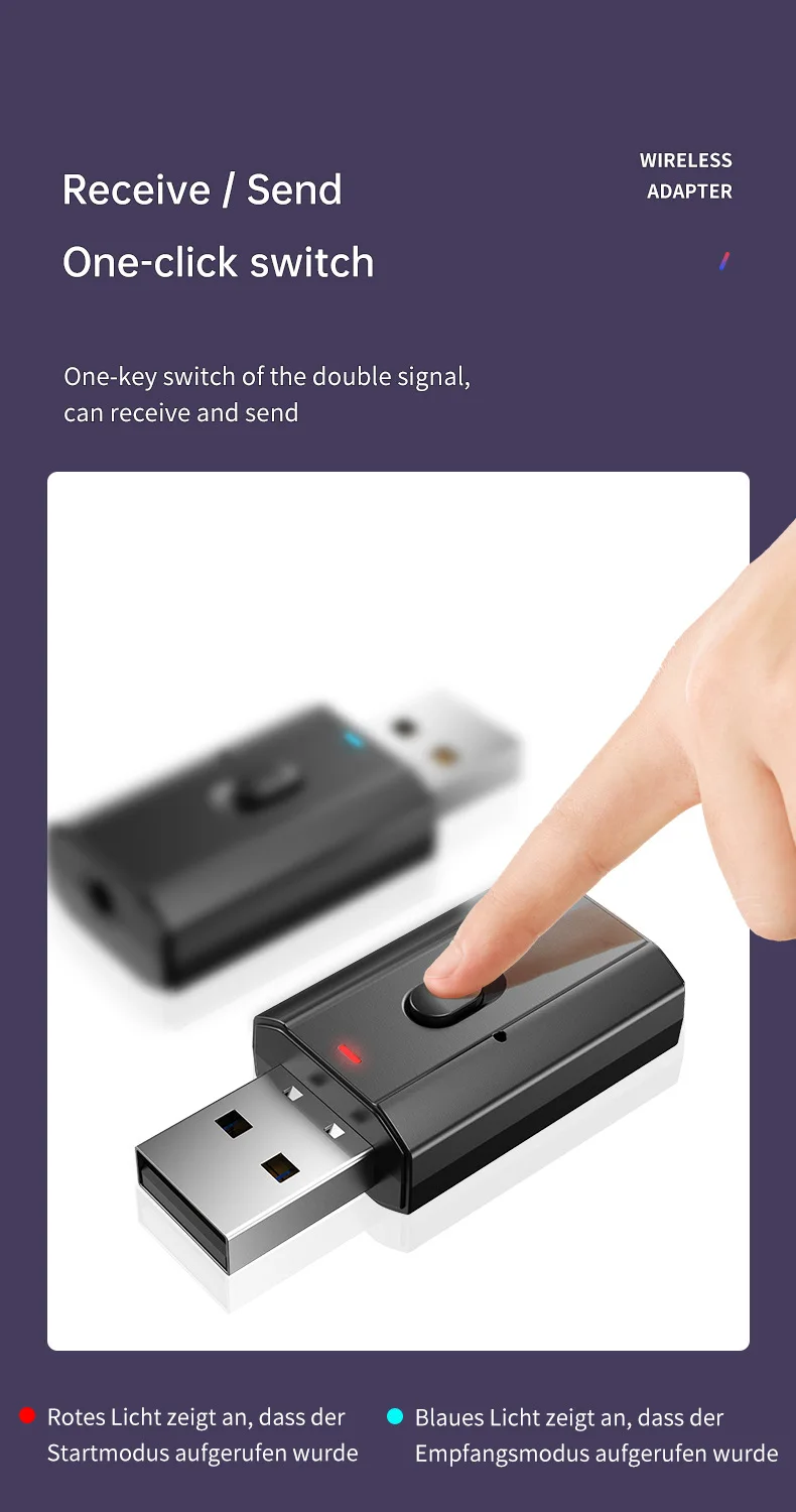 4 in1 wireless usb bluetooth adapter 5 0 for computer bluetooth compatible usb bluetooth aux adapter ontvanger zender for tv pc free global shipping