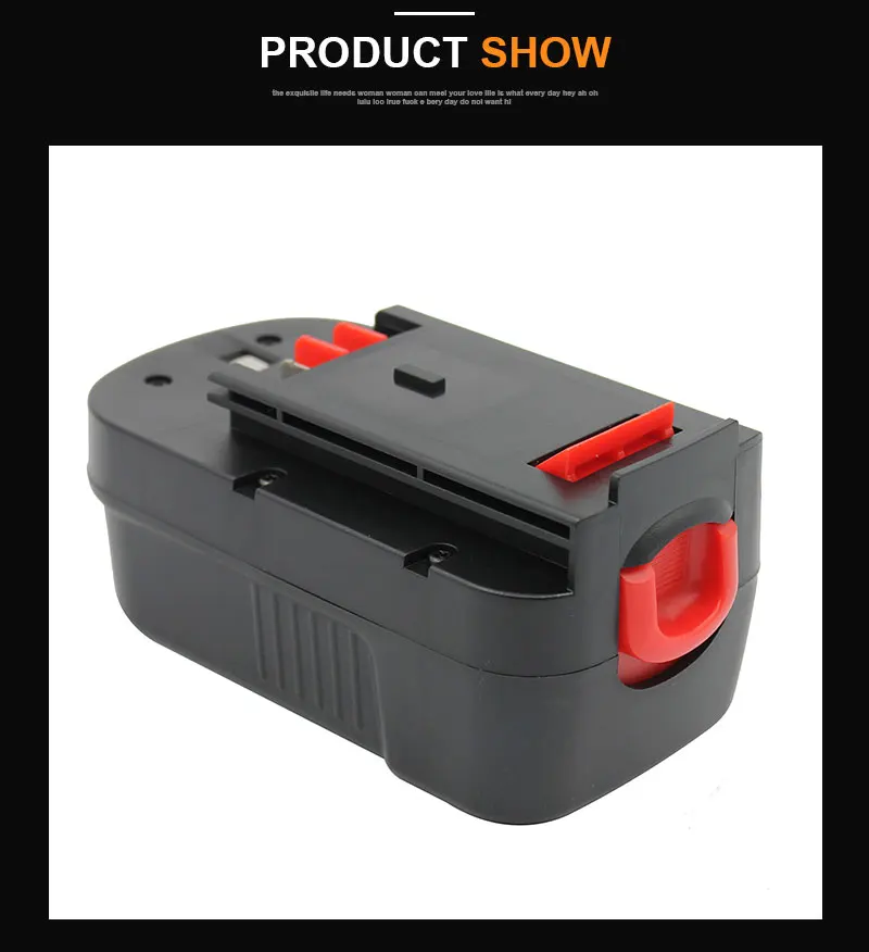 KINSUN Замена Мощность инструмент Батарея 18V 2.0Ah для BLACK&DECKER Аккумуляторная дрель электрическая отвертка 244760-00 A1718 A18 BD18PSK HPB18
