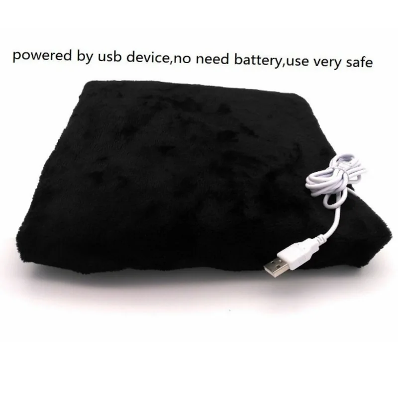 USB Автомобильное домашнее электрическое грелочное одеяло, коврик на плечо, для шеи, для мобильного отопления, шаль, USB, мягкий, 5 В, 4 Вт, зимний теплый автомобиль для здоровья