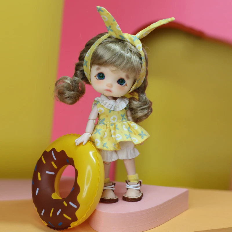 

Ob11 кукла 1/12 1/8BJD голова ребенка STO целая кукла в том числе: голова куклы + тело куклы + одежда + обувь + плавательное кольцо куклы аксессуары