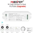 Одноцветная Светодиодная лента MiBOXER FUT036, обновленная версия, управление через приложение для смартфона, 2,4 ГГц, Радиоуправление, голосовое управление Alexa, 12 В постоянного тока