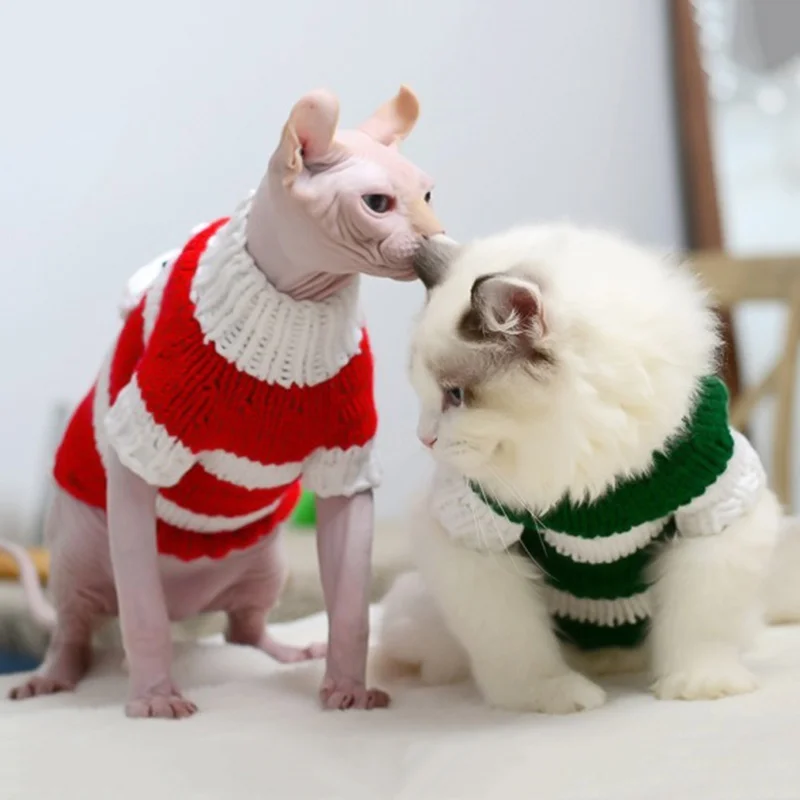 

Pet Clothes Dog Knitted Sweater French Bulldog Puppy Coat Sweatshirt Winter Dog Cat Clothing For Small Medium Dogs Chihuahua