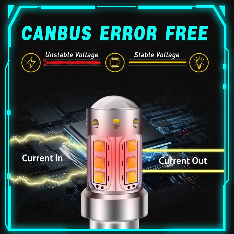 Светодиодные лампы 2 шт. BA9S BAY9S BAX9S 80 Вт Canbus H6W T4W автомобильное внутреннее