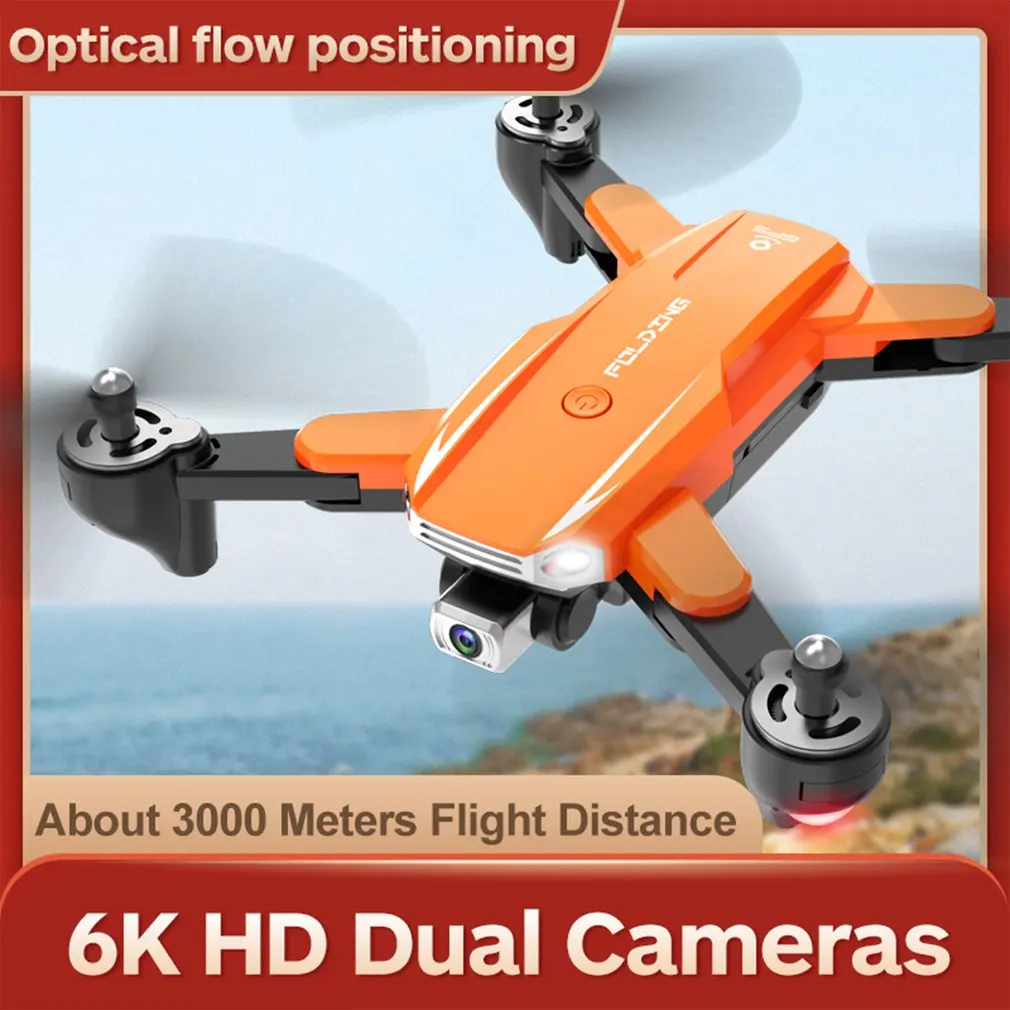 

S6 4k HD Pixel Drone 4K HD Camera WIFI FPV Hight Hold Mode One Key Return Foldable Arm Quadcopter RC Dron For Kids Gift