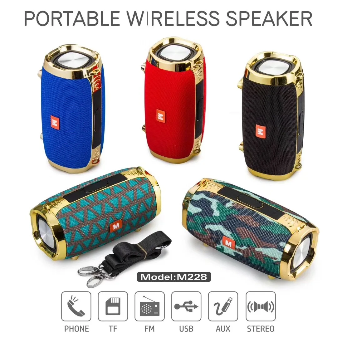 Bluetooth Колонка 20 Вт Беспроводная портативная звуковая колонка стерео бас сабвуфер