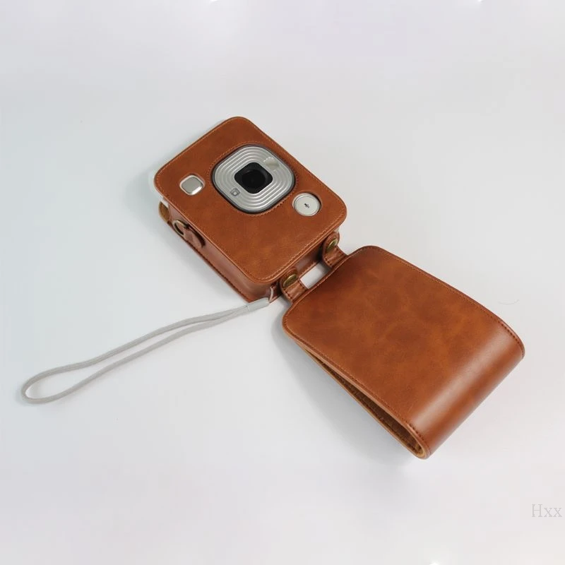 Высококачественная сумка из искусственной кожи в кожаном футляре для Fuji Fujifilm Instax Mini Liplay Kit