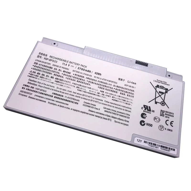 LMDTK Новый аккумулятор для ноутбука SONY VAIO VGP-BPS33 T14 T15 BPS33 SVT1511M1E SVT14126CXS 11 4 V 43WH |