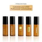 Оптовая продажа, 5 мл, портативный парфюм из янтарного стекла