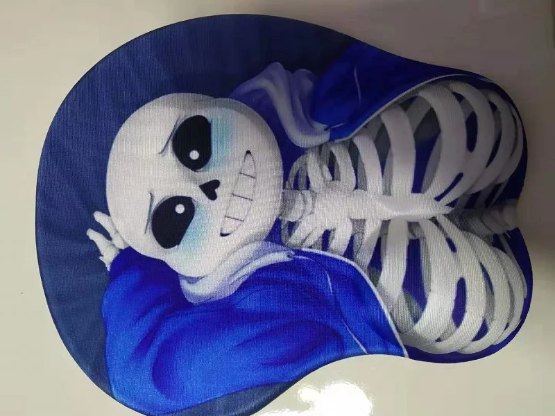 Коврик для мыши с 3D принтом Undertale Sans силиконовый коврик игровой ноутбука
