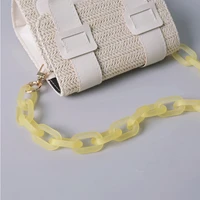 426080120cm colorful resin chain acrylic bag strap bag shoulder strap bag chain jewelry accessory chain
