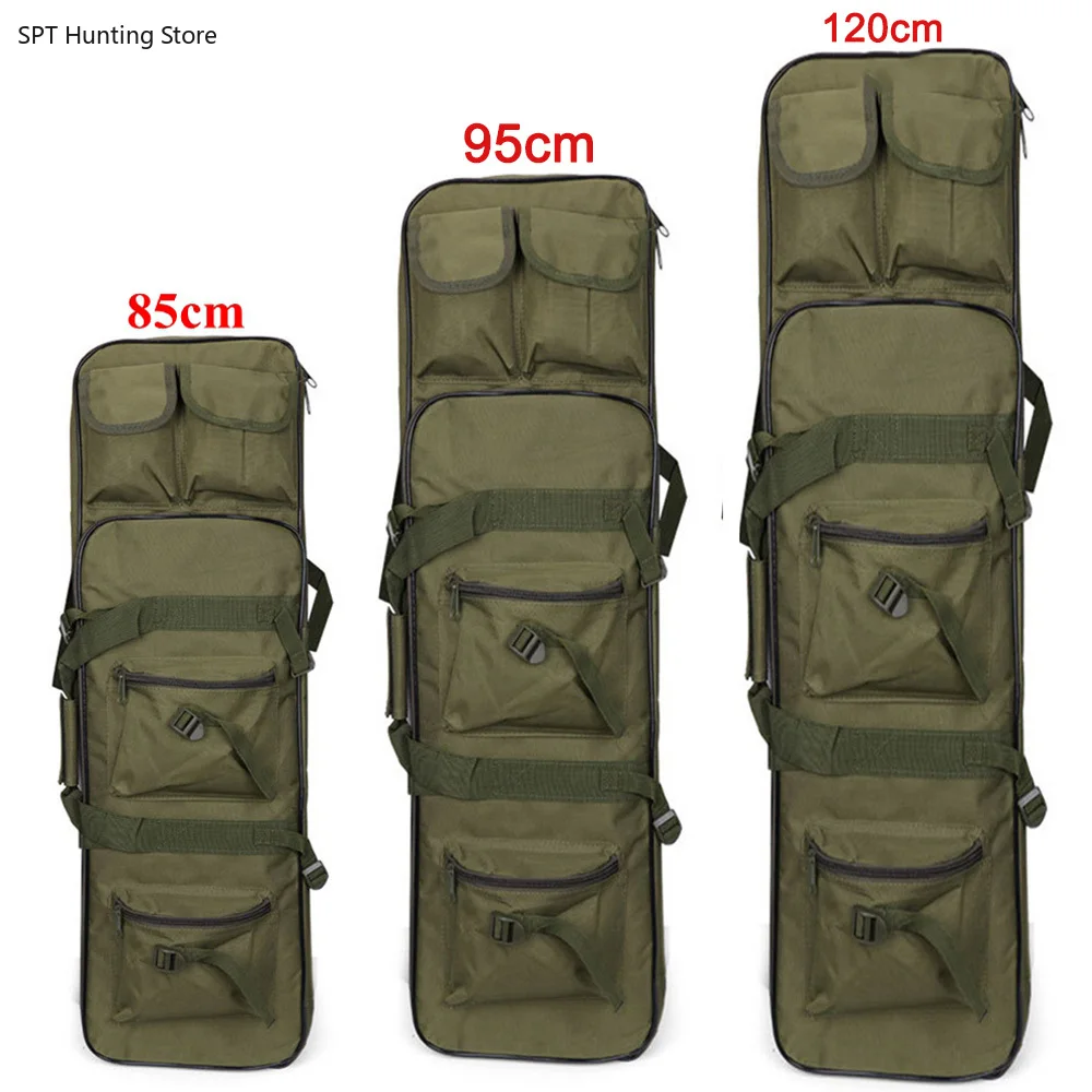 85/100/120cm Padded Weapons Rifle Gun Case Shooting Hunting Barrel Scabbard Bag With Shoulder Sling Strap Hunting Storage Bags