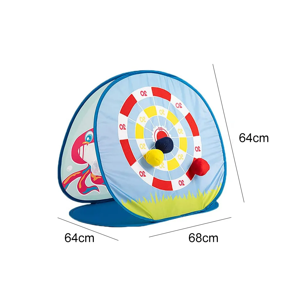 

Indoor Outdoor Throwing Sports Party For Kids Cornhole Board Bean Bag Funny Toddlers Toss Game Toy Double Sided Collapsible