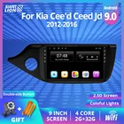 Автомагнитола 2 Din, 2 + 32 ГБ, Android 9,0, мультимедийный видеоплеер, GPS-навигатор для KIA CEED JD 2012-2016, 2 Din, без Dvd-плеера