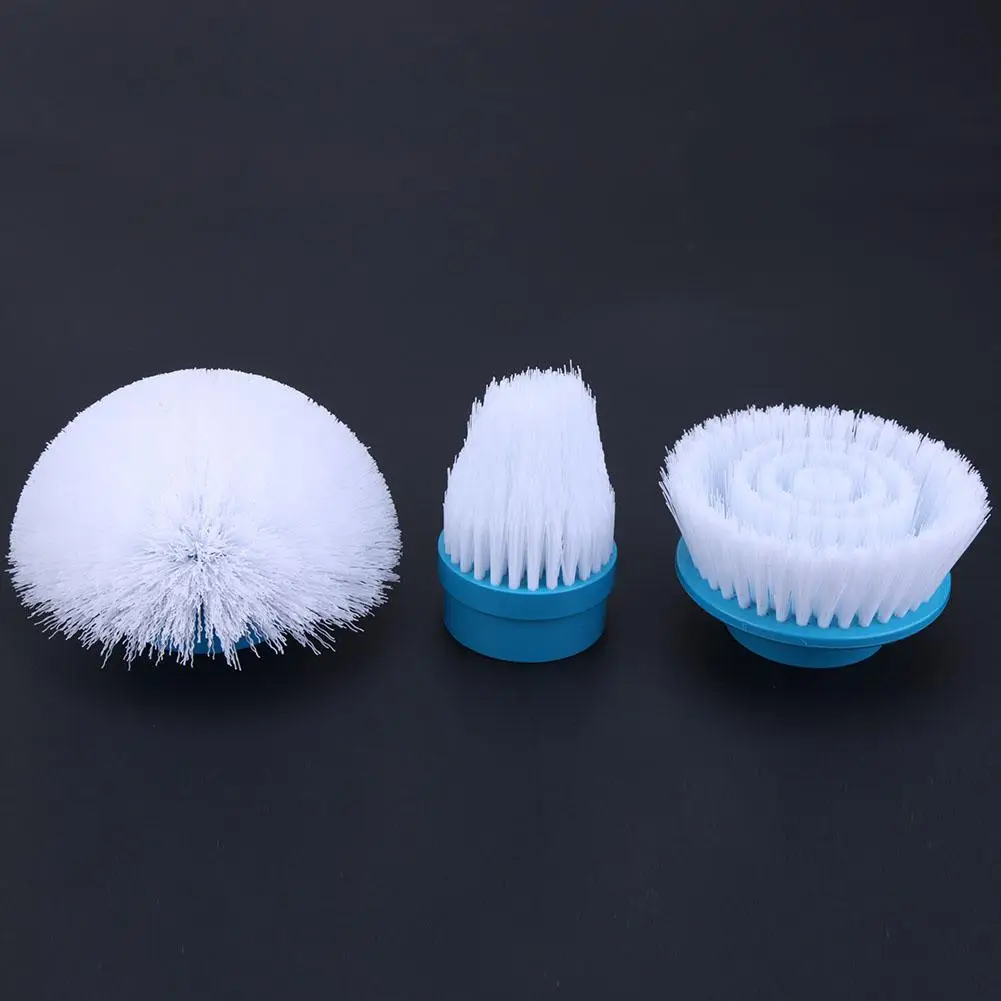 

Cleaning Brush Head 3Pcs Tool Multifunction Kitchen Living Room Combination ABS Washing Mop Replacement Tool Brush Head for Home