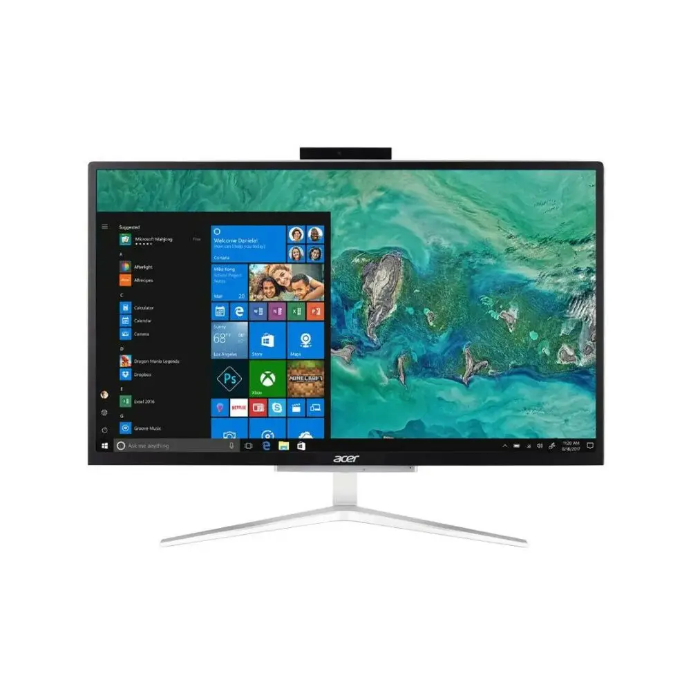 Моноблок 21.5&quot FHD Acer Aspire C22-820 black/silver (Pen J5040/4Gb/128Gb SSD/noDVD/VGA int/DOS) (DQ.BDZER.008) | Компьютеры и