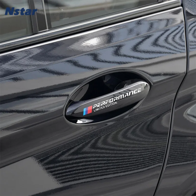 Виниловая наклейка Nstar 4 шт./лот M Performance Limited Edition автомобильная дверная ручка